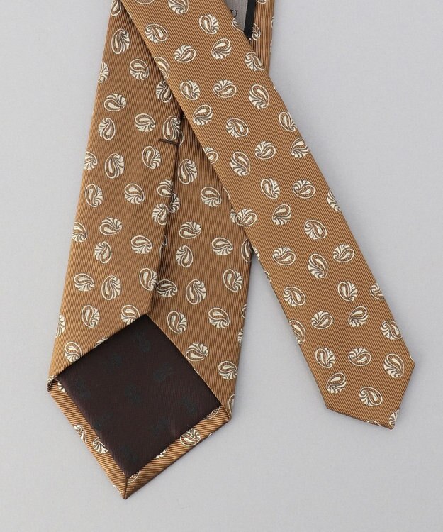 GOTAIRIKU 【日本製】西陣ネクタイ＿ LIGHT BROWN ベージュ系6