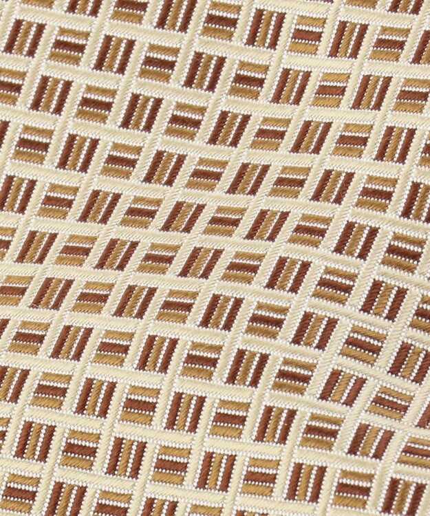 GOTAIRIKU 【日本製】西陣ネクタイ＿ LIGHT BROWN ベージュ系8