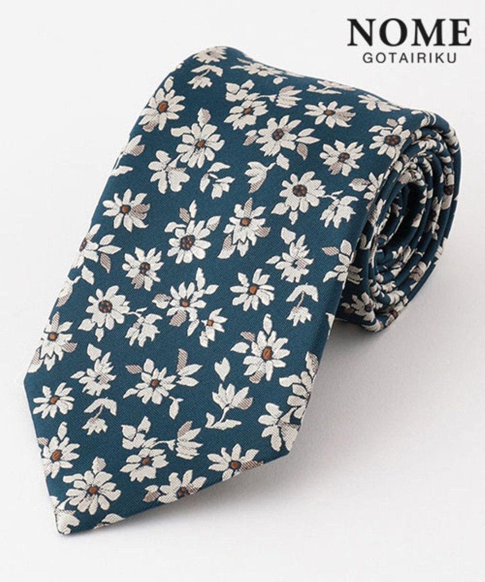 GOTAIRIKU 【一部店舗＆WEB限定展開】【NOME】フラワー ネクタイ ブルー系8