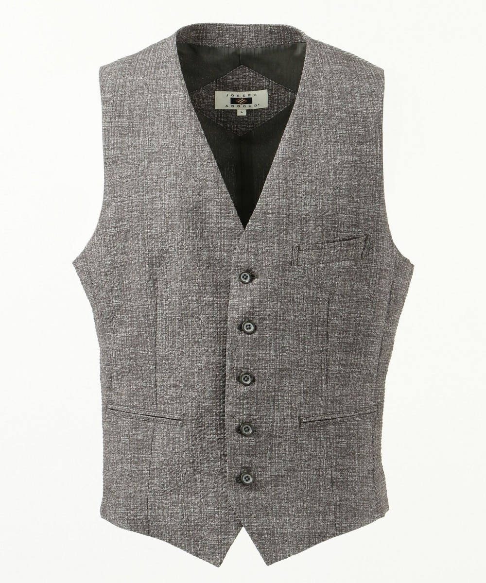 【オンワード】 JOSEPH ABBOUD>トップス 【レジャースーツ・セットアップ】ライトウェーブ ベスト ライトグレー L メンズ 【送料無料】