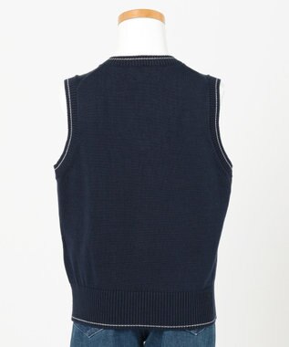 【110-130cm】A／Cニット ベスト, ネイビー系, 100