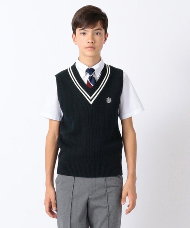 140 170cm 洗える A Cチルデン ニット ベスト J Press Kidsファッション通販 公式通販 オンワード クローゼット