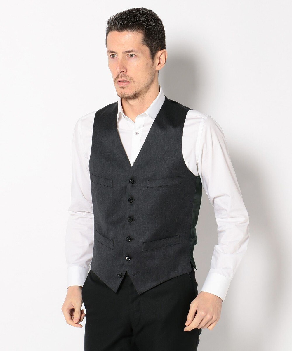 【オンワード】 J.PRESS MEN>トップス 【HIGHLANDS PEPPIN MERINO】 CLASSIC / ハイランドペピンツイル ベスト グレー YA5 メンズ 【送料無料】