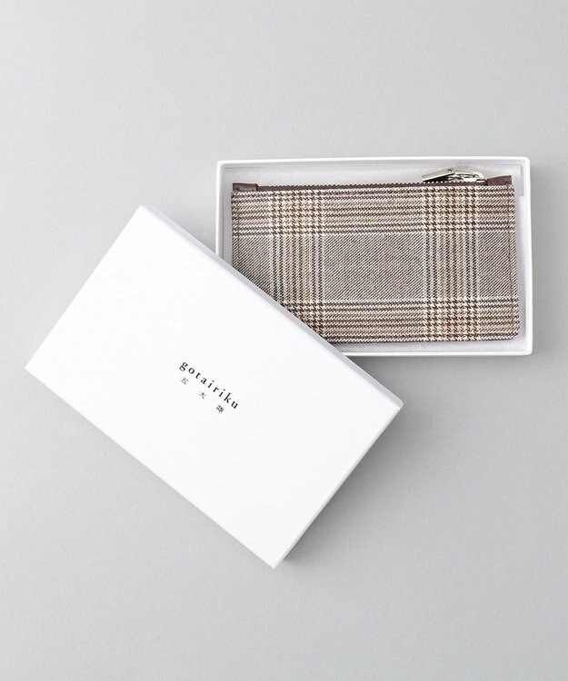 GOTAIRIKU 【アーカイブ生地使用】 フラグメントケース ベージュ系4