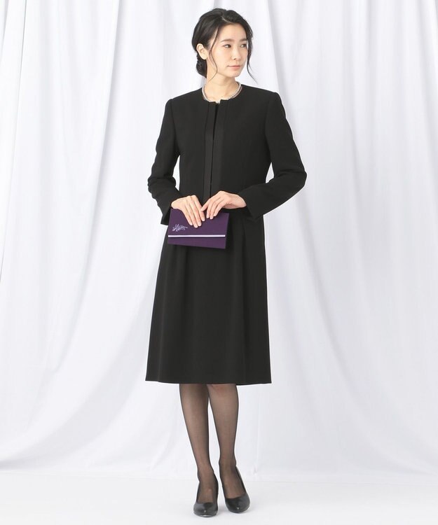 自由区 FORMAL 【日本製】刺繍入り袱紗 パープル系