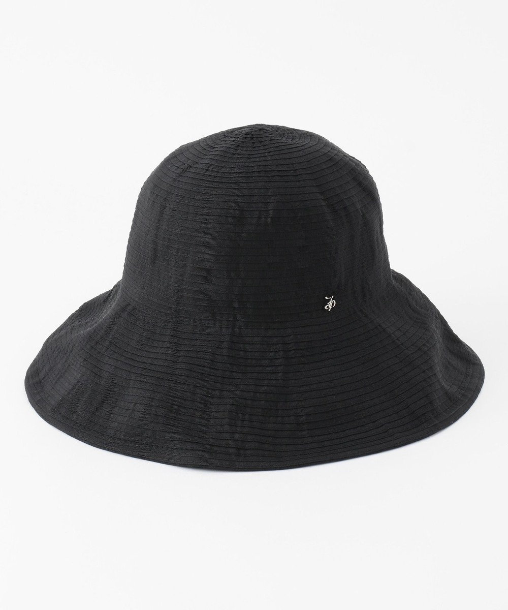 J.PRESS LADIES 【UV加工】ブレードハット 帽子 ブラック系