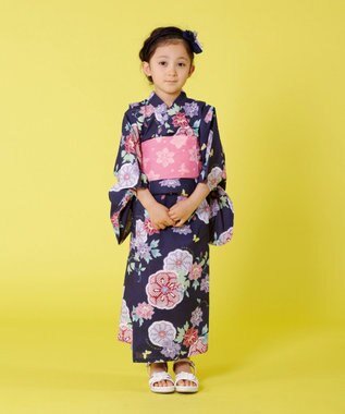 KIDS雑貨】万寿菊と桜 浴衣 / 組曲 KIDS | ファッション通販 【公式 
