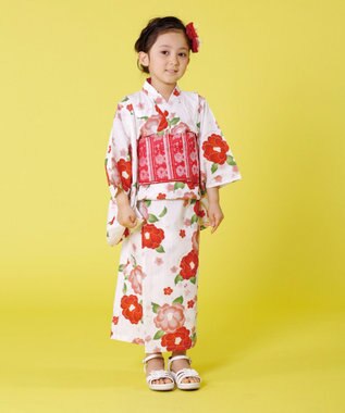 KIDS雑貨】万寿菊と桜 浴衣 / 組曲 KIDS | ファッション通販 【公式 