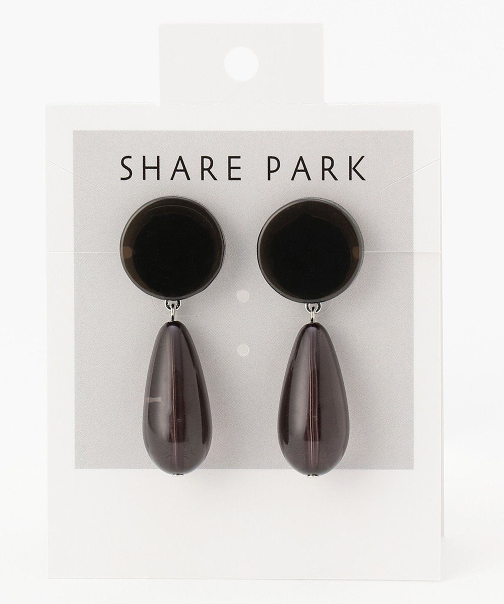 レジンカラーティアドロップピアス Share Park Ladiesファッション通販 公式通販 オンワード クローゼット