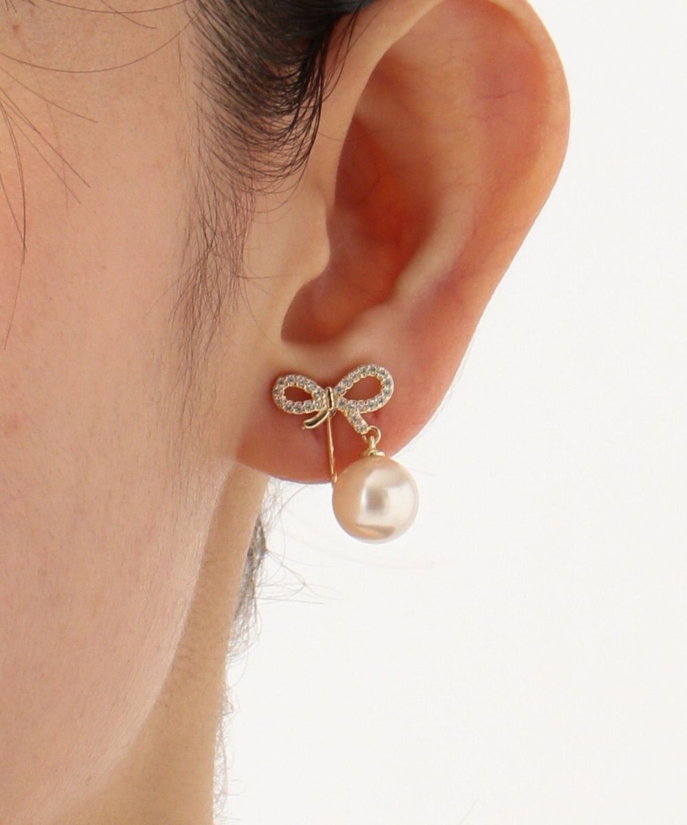 Mamagirl掲載 ジュエルリボンドロップパール イヤリング Feroux ファッション通販 公式通販 オンワード クローゼット Mamagirl掲載 ジュエルリボンドロップパール イヤリング Feroux ファッション通販 公式通販 オンワード クローゼット