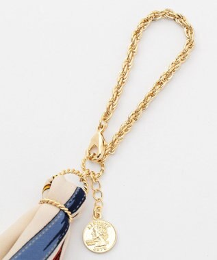 ANY SIS スカーフコイン チャーム アイボリー