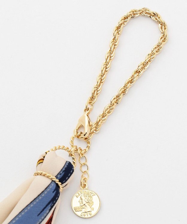 ANY SIS スカーフコイン チャーム アイボリー