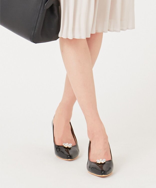 ANY SIS レディ シューズクリップ ビジュー