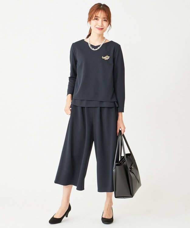 ANY SIS フラワーブーケ ブローチ ゴールド系