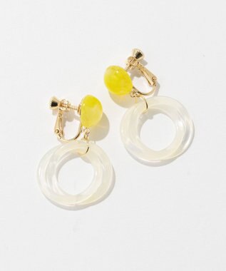 ANY SIS サークルカラーモチーフ イヤリング