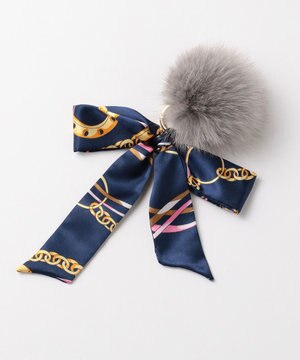  スカーフ付 ファーチャーム