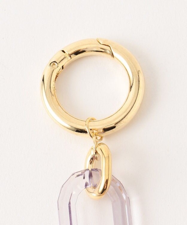 ANY SIS フェザーメタル チャーム ピンク系