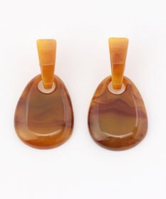 ANY べっ甲風 ピアス