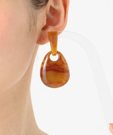 ANY べっ甲風 ピアス