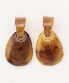 ANY べっ甲風 ピアス