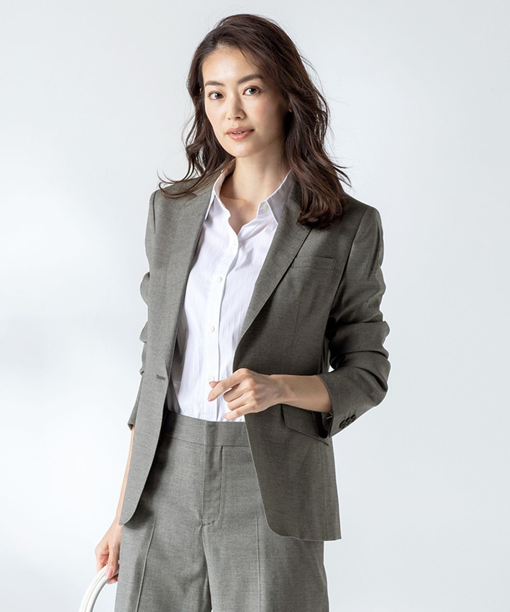 【オンワード】 J.PRESS LADIES>ジャケット/アウター 【スーツ対応】Premium G.B. Conte テーラードジャケット ネイビー 13 レディース 【送料無料】