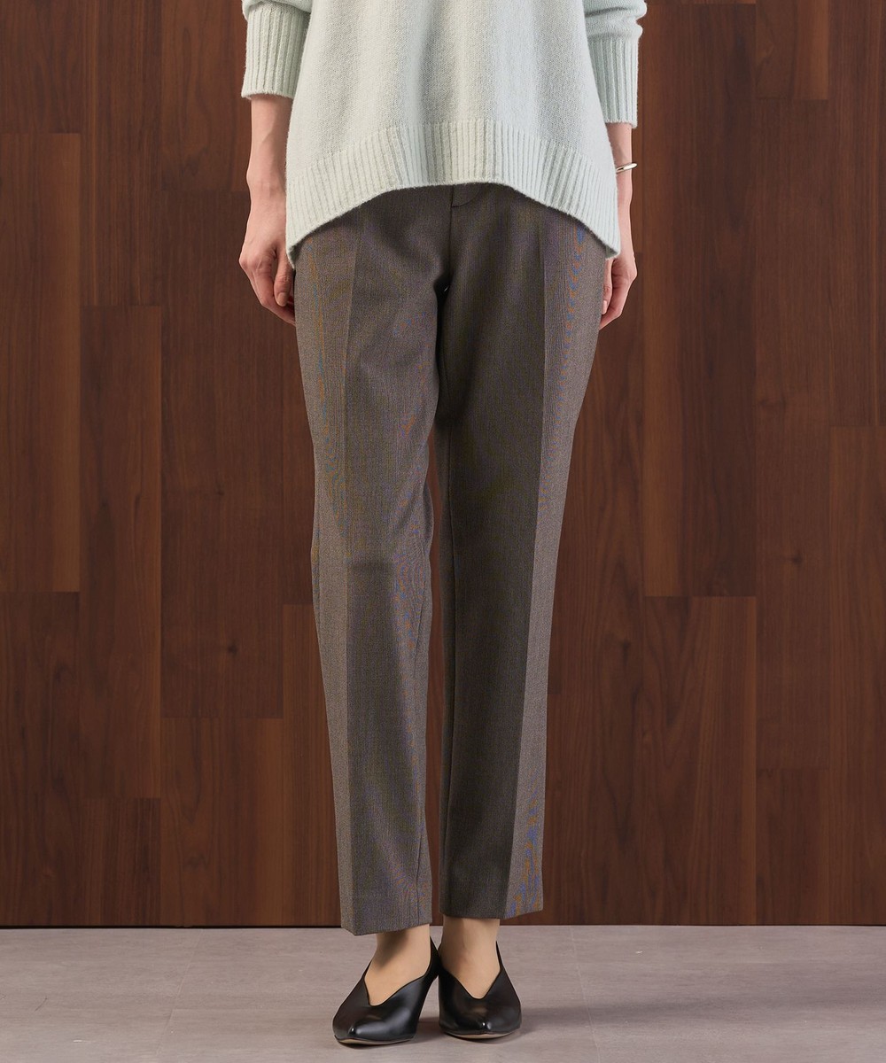 【オンワード】 J.PRESS LADIES>パンツ T/Rアルガンシルク テーパード パンツ ブラウン 13 レディース 【オンワード】 J.PRESS LADIES>パンツ T/Rアルガンシルク テーパード パンツ ブラウン 13 レディース