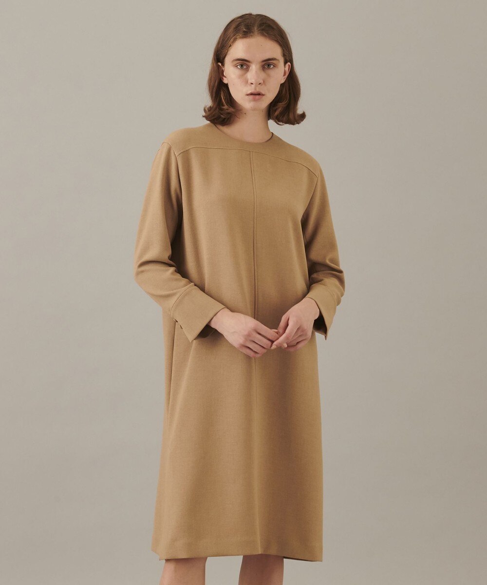 【オンワード】 JOSEPH>ワンピース 【洗える】ヴォルトダブルクロス ドレス ベージュ 38 レディース 【送料無料】