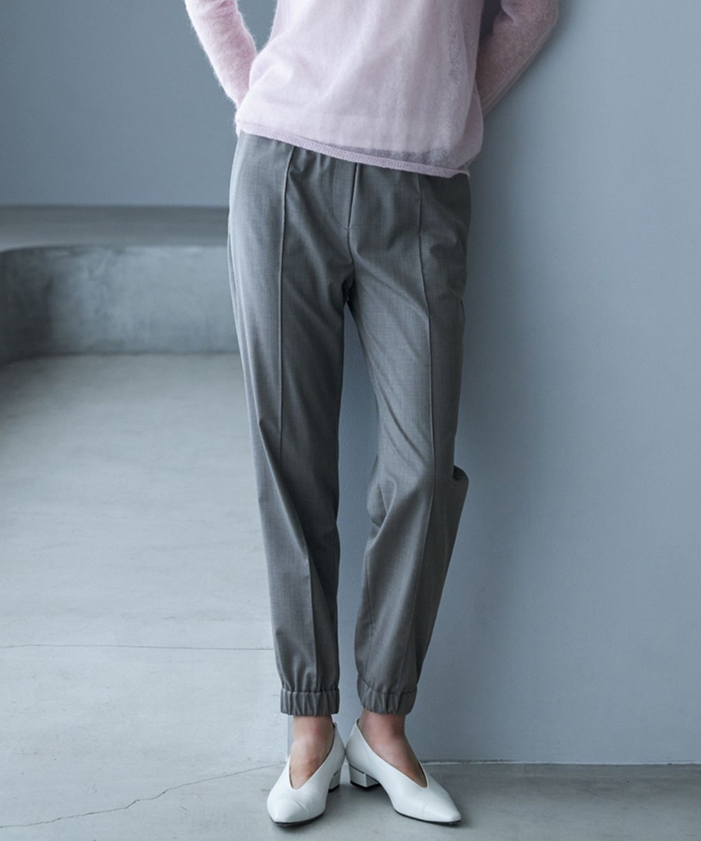 【オンワード】 ICB L(大きいサイズ)>パンツ 【洗える】T/Wブロード ジョグパンツ ライトグレー 44 レディース 【オンワード】 ICB L(大きいサイズ)>パンツ 【洗える】T/Wブロード ジョグパンツ ライトグレー 44 レディース