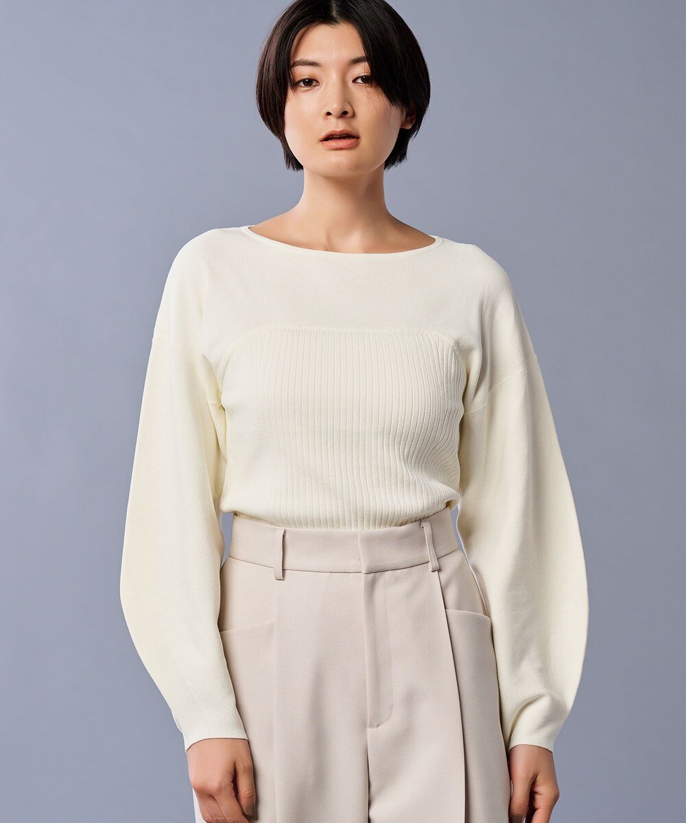 【オンワード】 uncrave>トップス 【手洗い可】スムース ニット ビスチェ プルオーバー(uncrave STANDARD) エクリュ 2 レディース 【オンワード】 uncrave>トップス 【手洗い可】スムース ニット ビスチェ プルオーバー(uncrave STANDARD) エクリュ 2 レディース