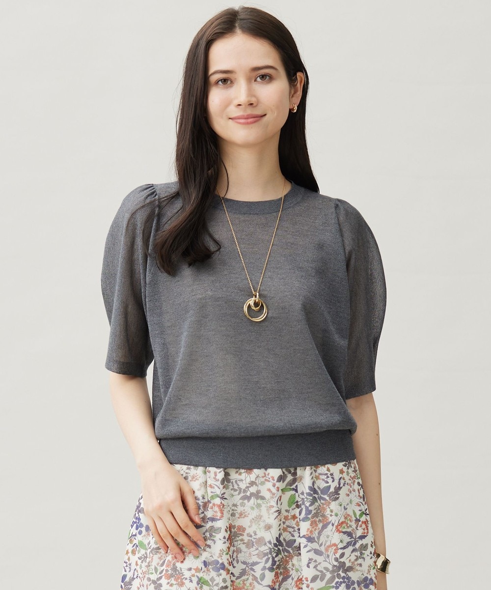 【オンワード】 自由区>トップス 【カタログ掲載・洗える】ブライトシアープルオーバー ニット チャコール 38 レディース 【オンワード】 自由区>トップス 【カタログ掲載・洗える】ブライトシアープルオーバー ニット チャコール 38 レディース