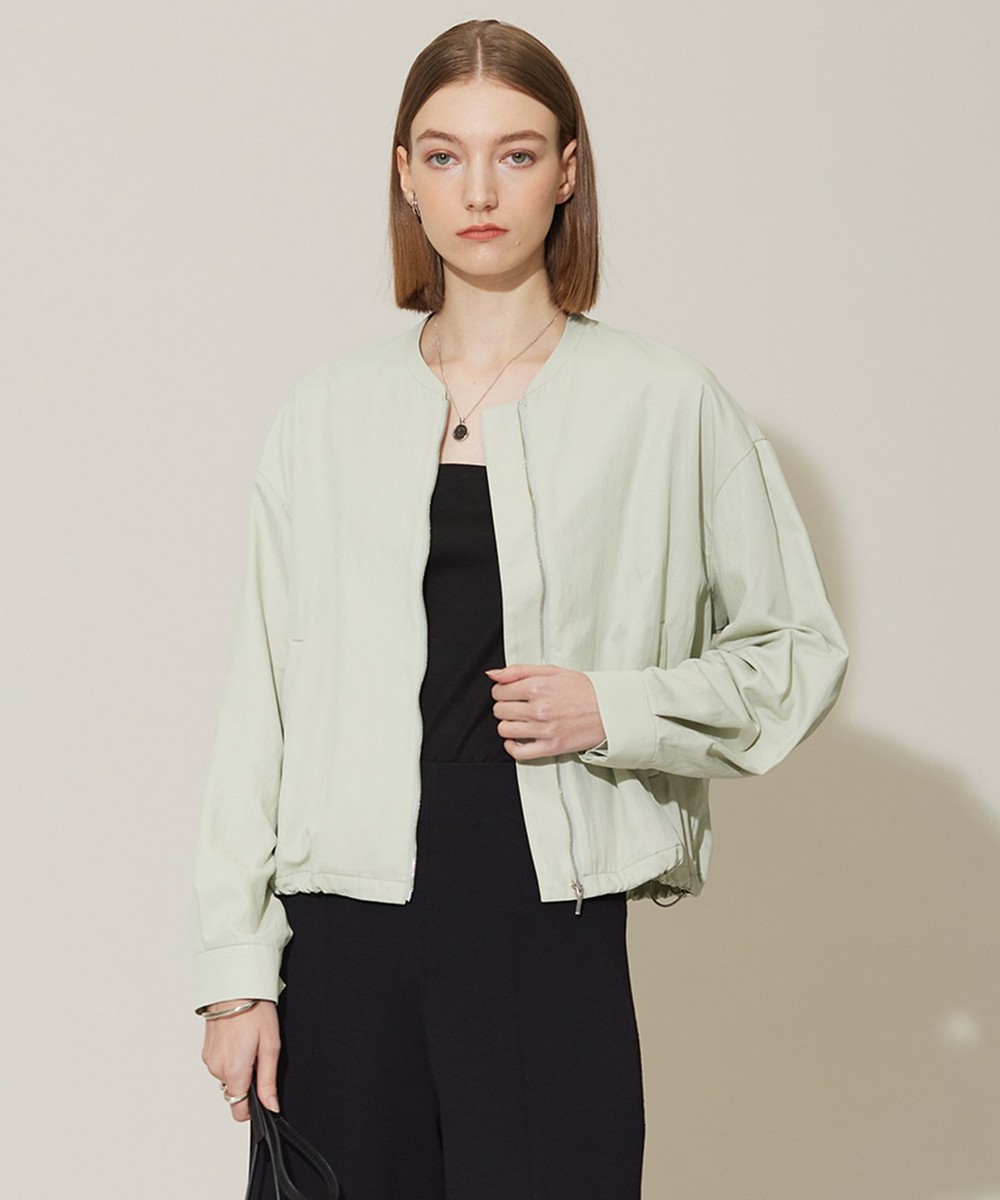 【オンワード】 ICB L(大きいサイズ)>ジャケット/アウター 【接触冷感・UVカット・撥水・洗える】 ナイロンタスランツイル ブルゾン ピスタチオ 46 レディース 【オンワード】 ICB L(大きいサイズ)>ジャケット/アウター 【接触冷感・UVカット・撥水・洗える】 ナイロンタスランツイル ブルゾン ピスタチオ 46 レディース