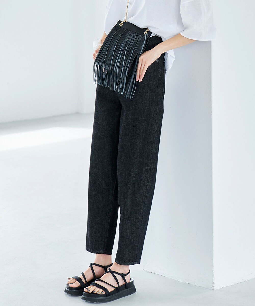 【オンワード】 ICB>パンツ 【マガジン掲載】 Denim デニム(番号CK29) ネイビー 6 レディース 【送料無料】