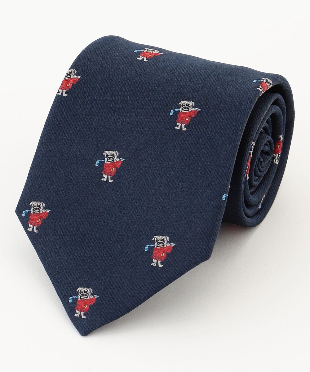 【オンワード】 J.PRESS MEN>スーツ/ネクタイ 【J.PRESS JOKE TIE COLLECTION】ハンサムダンゴルフ ブルー F メンズ