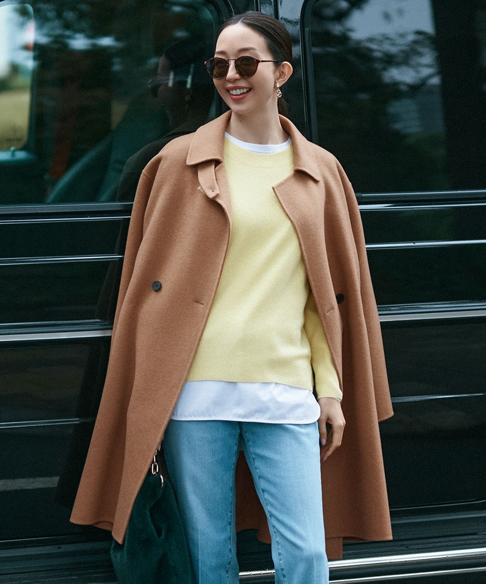 【オンワード】 23区 L(大きいサイズ)>ジャケット/アウター 【滝沢眞規子さん着用/Oggi1月号掲載】MANTECOPure リバーコート キャメル 44 レディース 【オンワード】 23区 L(大きいサイズ)>ジャケット/アウター 【滝沢眞規子さん着用/Oggi1月号掲載】MANTECOPure リバーコート キャメル 44 レディース