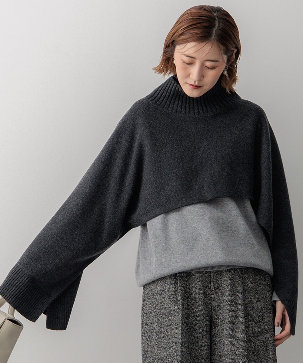 【オンワード】 23区>ファッション雑貨 【洗える】カシミヤブレンド マルチウェイ ストール グレー F レディース 【オンワード】 23区>ファッション雑貨 【洗える】カシミヤブレンド マルチウェイ ストール グレー F レディース