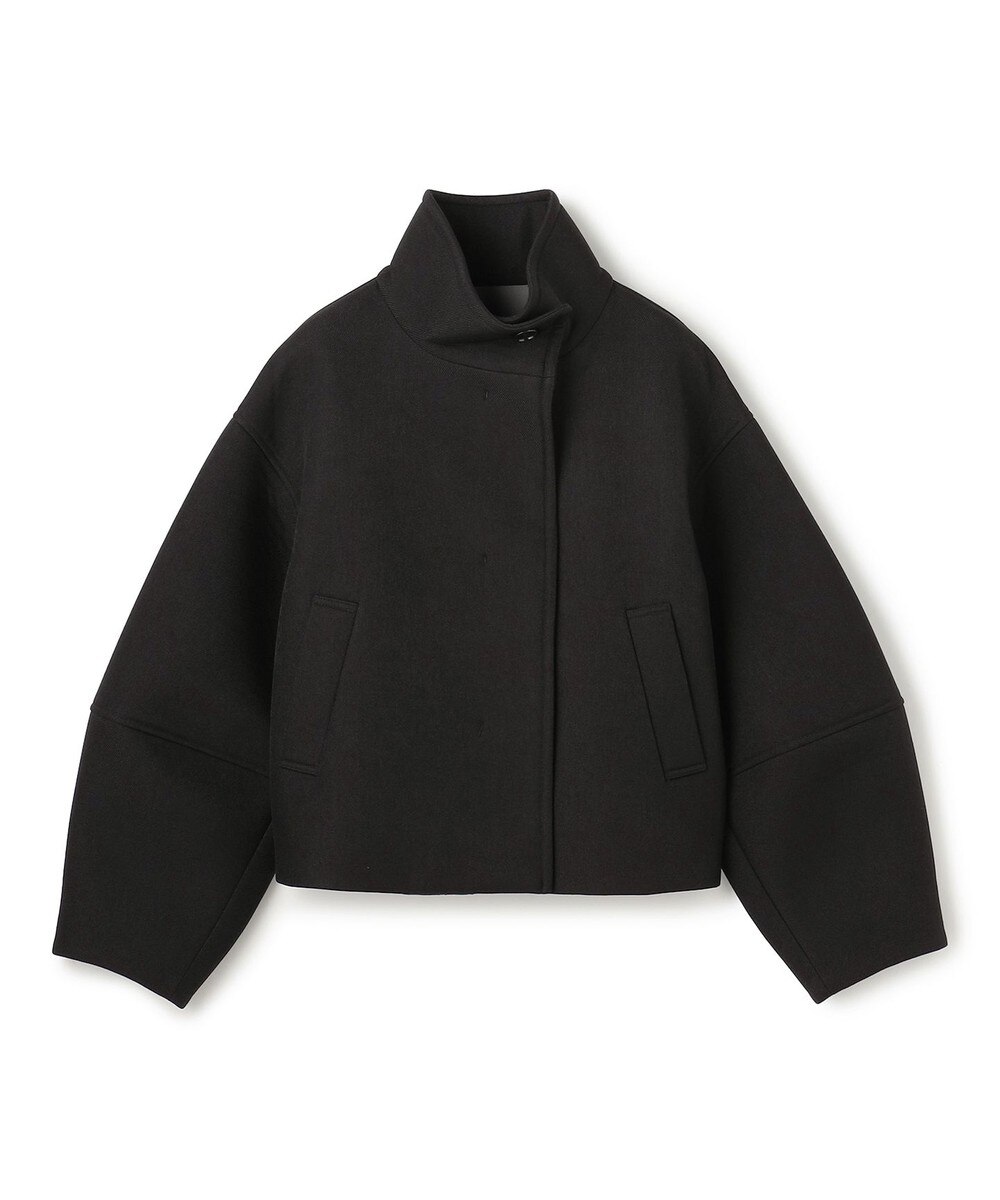 【オンワード】 uncrave>ジャケット/アウター パディング×ボンディングコンビ コート ブラック 2 レディース