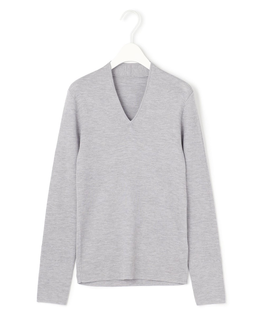 【オンワード】 ICB L(大きいサイズ)>トップス 【洗える】エクストラファインメリノ Vネックプルオーバー ライトグレー XL レディース 【オンワード】 ICB L(大きいサイズ)>トップス 【洗える】エクストラファインメリノ Vネックプルオーバー ライトグレー XL レディース