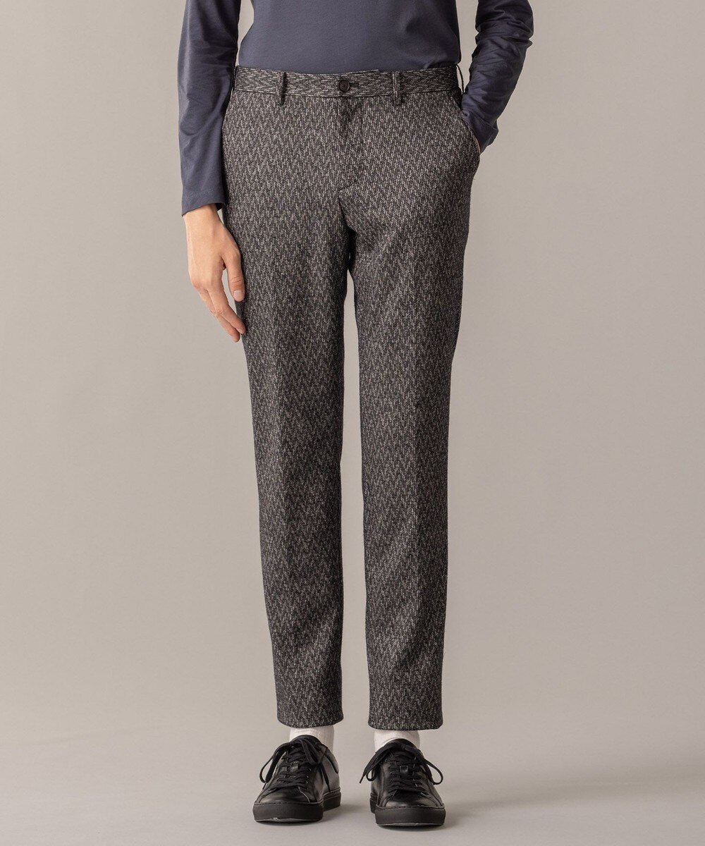 【オンワード】 JOSEPH MEN>パンツ シェブロンジャガードジャージー / CITY ライトグレー 44 メンズ 【送料無料】