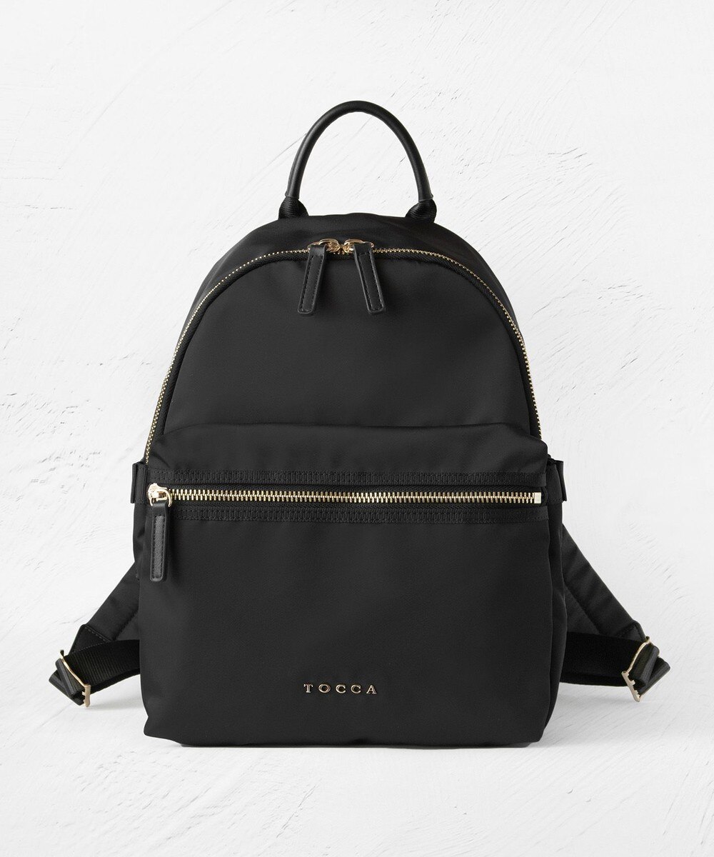 【オンワード】 TOCCA>バッグ 【撥水】SMALL TRAVELING BACKPACK バックパック ブラック F レディース