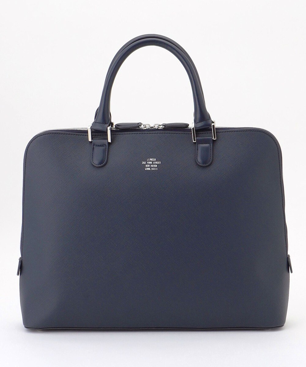 【オンワード】 J.PRESS MEN>バッグ 【定番】サフィアーノブリーフバッグ ネイビー F メンズ