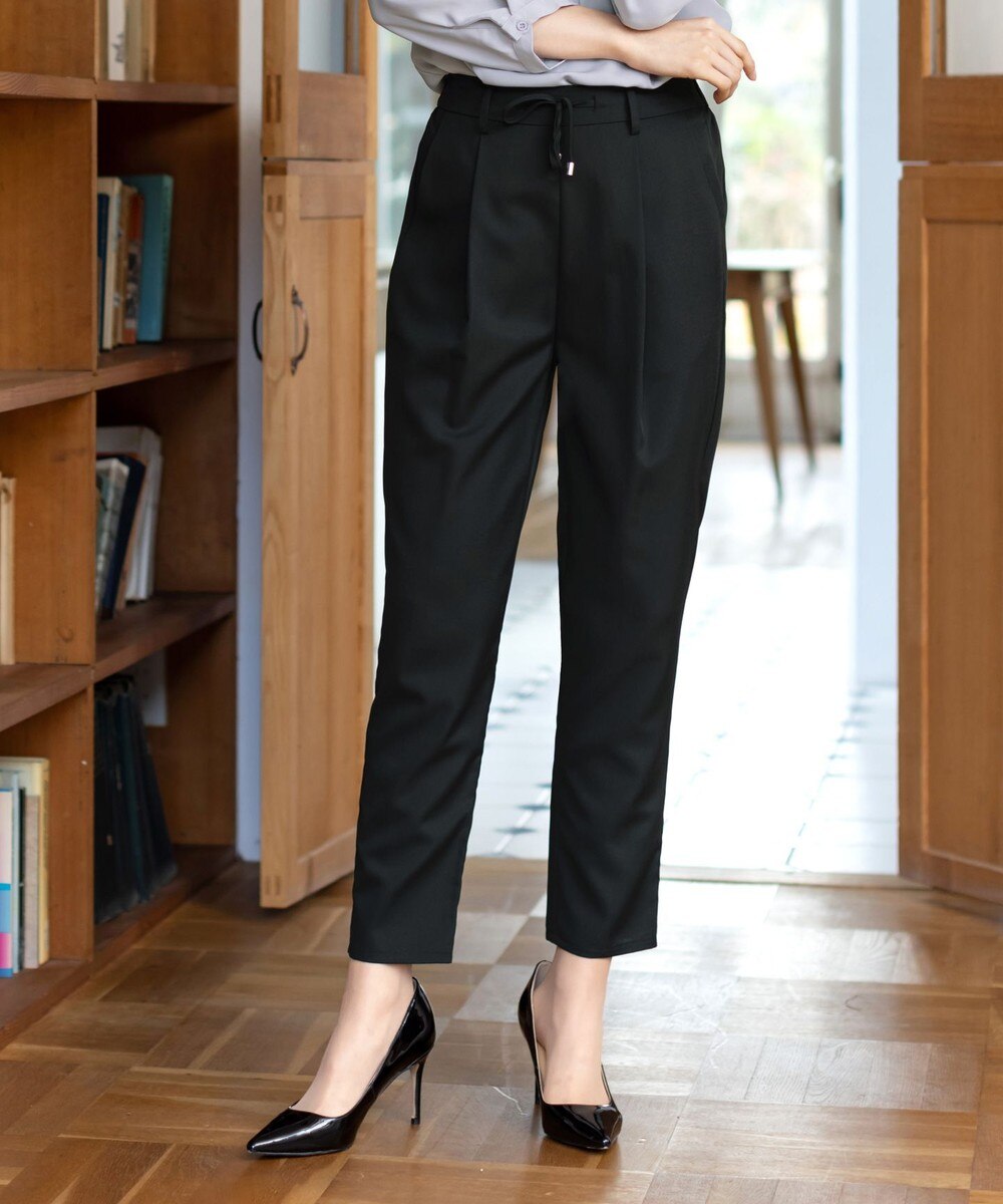 【洗える】幅広く活躍が期待できるドロストパンツ