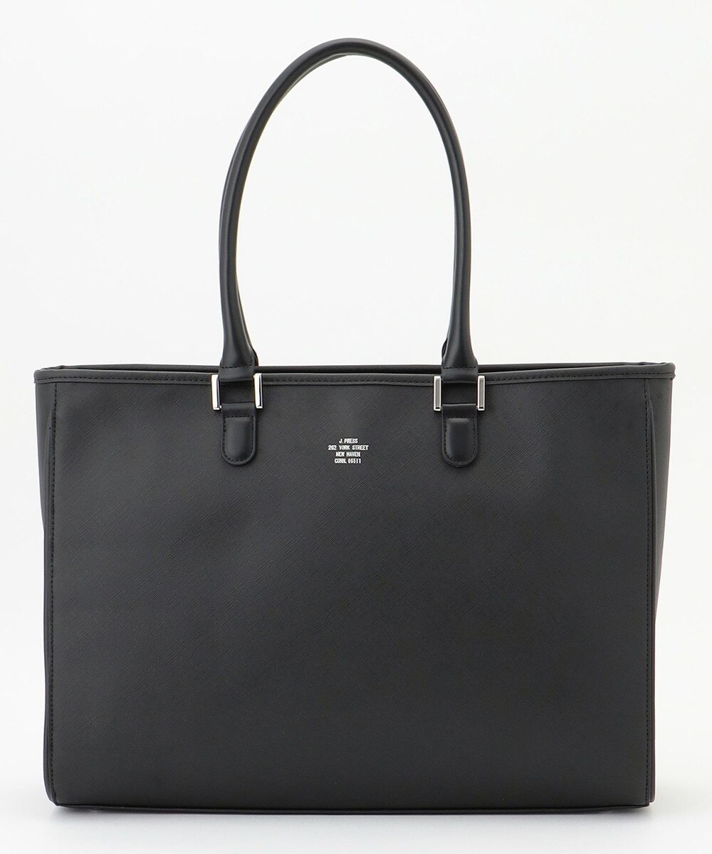 【オンワード】 J.PRESS MEN>バッグ 【定番】サフィアーノトートバッグ ブラック F メンズ