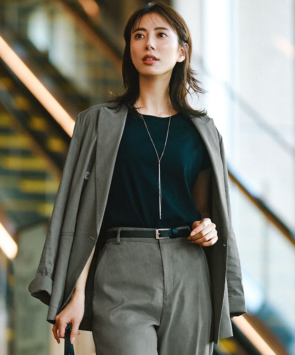 【オンワード】 23区 S(小さいサイズ)>ジャケット/アウター 【セットアップ対応/洗える】リネンレーヨンストレッチ ダブル ジャケット カーキ 32 レディース 【オンワード】 23区 S(小さいサイズ)>ジャケット/アウター 【セットアップ対応/洗える】リネンレーヨンストレッチ ダブル ジャケット カーキ 32 レディース