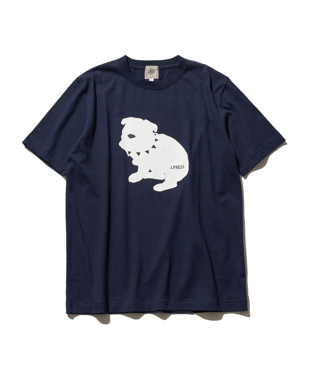 【オンワード】 J.PRESS MEN>トップス 【UNISEX】newブルドック Ｔシャツ ピンク M メンズ 【送料無料】