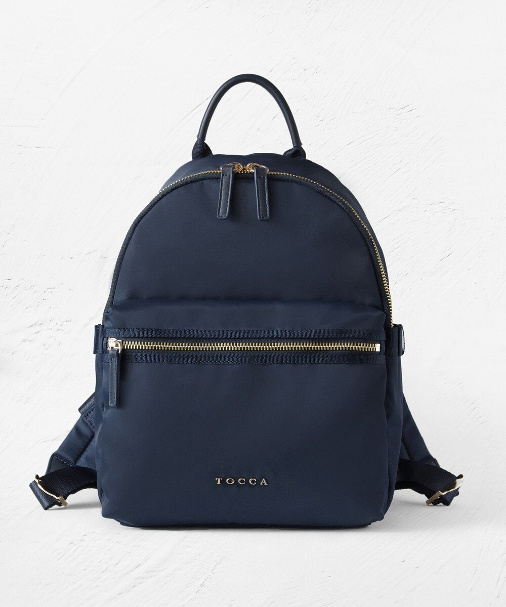【オンワード】 TOCCA>バッグ 【撥水】SMALL TRAVELING BACKPACK バックパック ネイビー F レディース