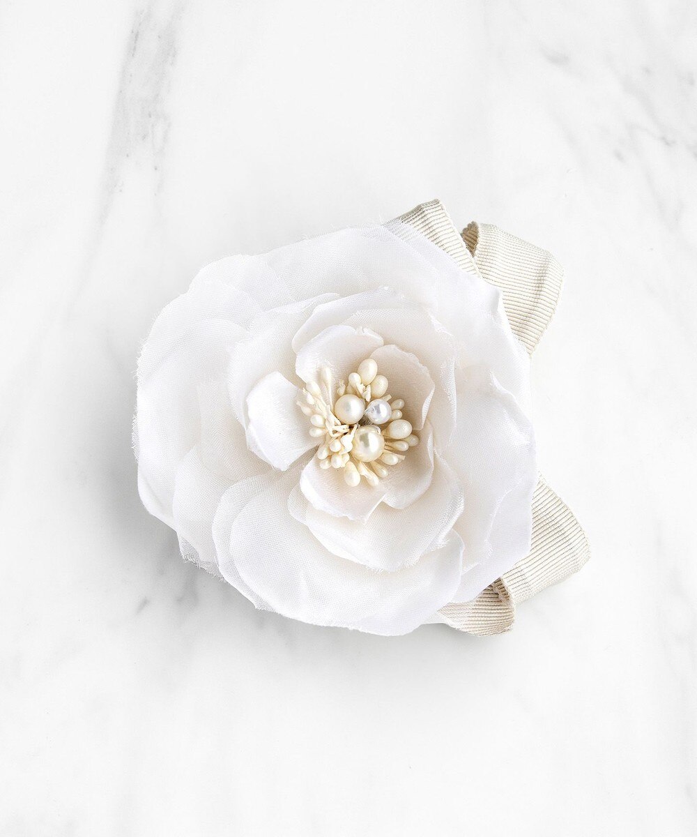 【オンワード】 TOCCA>アクセサリー ATELIER SENKA SHEER FLOWER COSAGE コサージュ アイボリー F レディース
