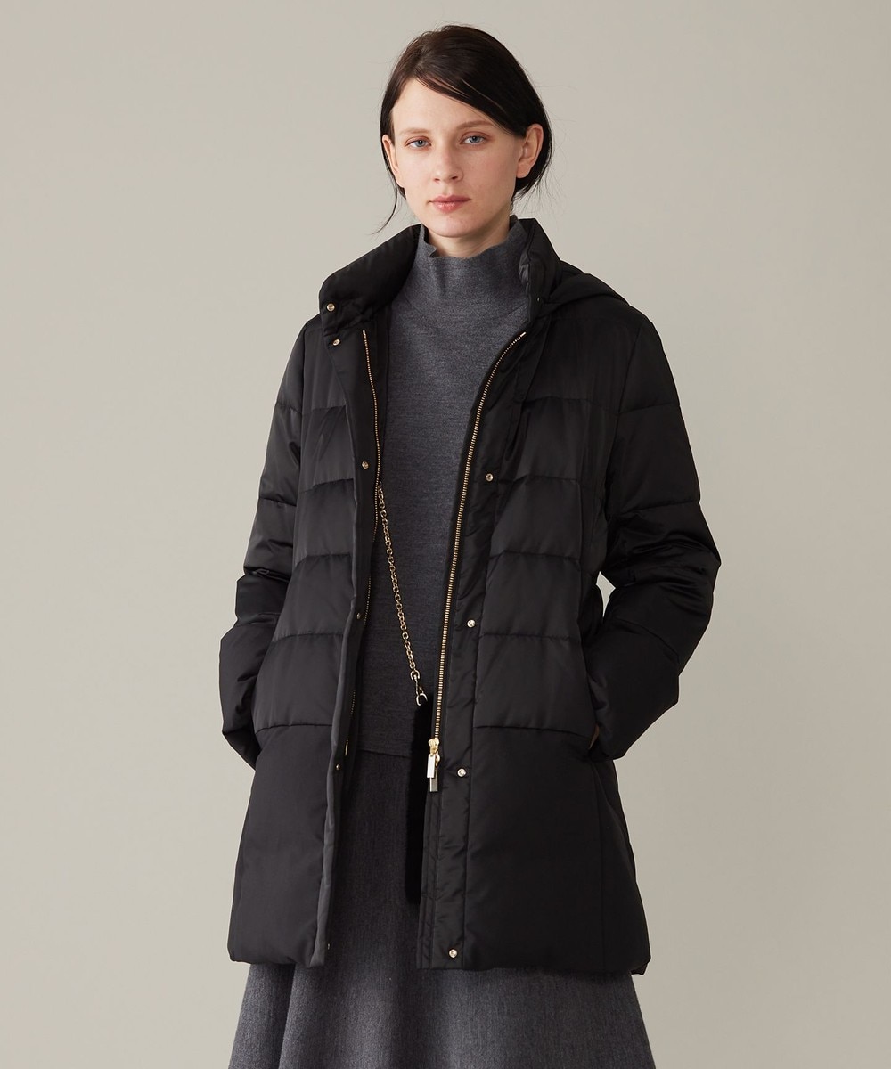 【オンワード】 自由区 S(小さいサイズ)>ジャケット/アウター 【撥水加工・洗える】ブライトダウンフード付き ダウンコート ミッドナイト 32 レディース 【オンワード】 自由区 S(小さいサイズ)>ジャケット/アウター 【撥水加工・洗える】ブライトダウンフード付き ダウンコート ミッドナイト 32 レディース