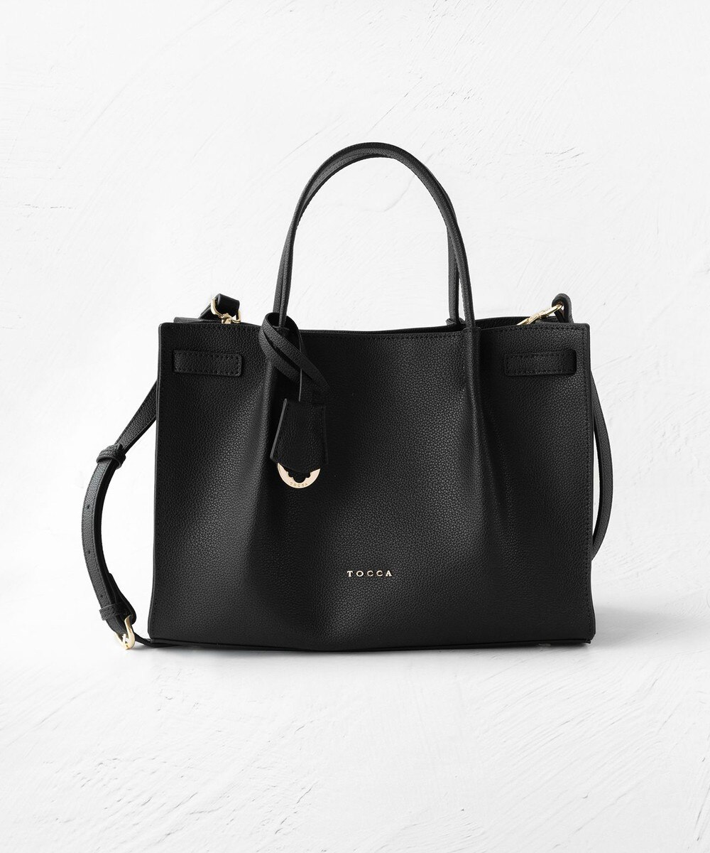 【オンワード】 TOCCA>バッグ PONTIS LEATHER BAG バッグ ブラック F レディース