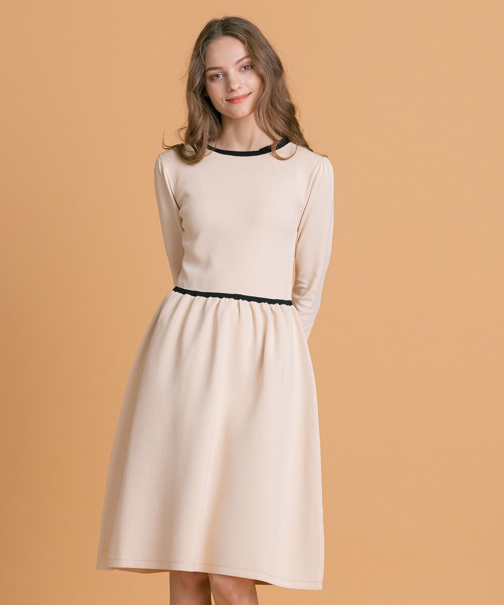 【オンワード】 TOCCA>ワンピース 【洗える!】CHOU CREAM KNITDRESS ニットドレス ベージュ M レディース 【送料無料】