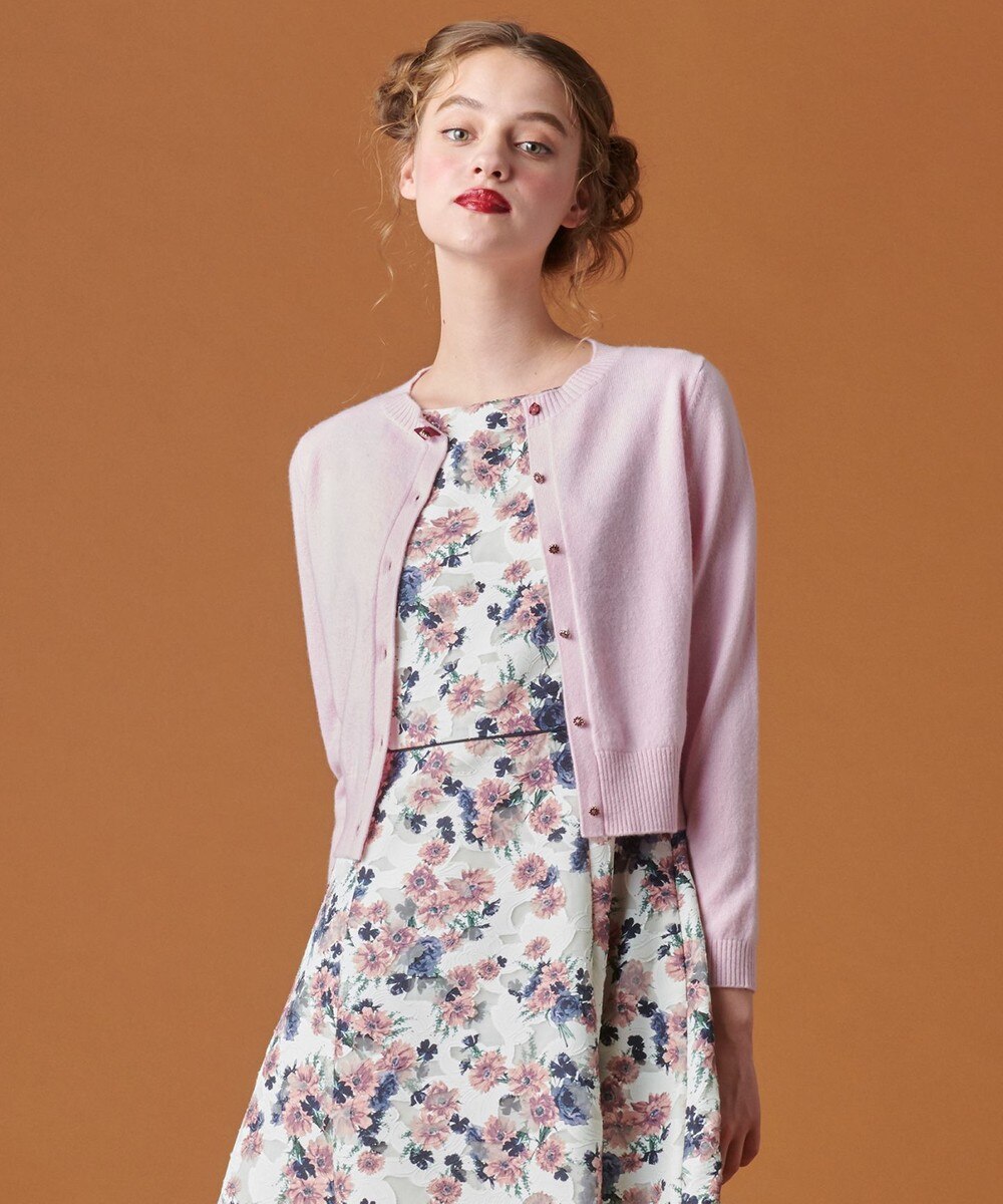 【オンワード】 TOCCA>トップス 【洗える!】WOOL CASHEMERE ICING CARDIGAN カーディガン イエロー M レディース 【送料無料】